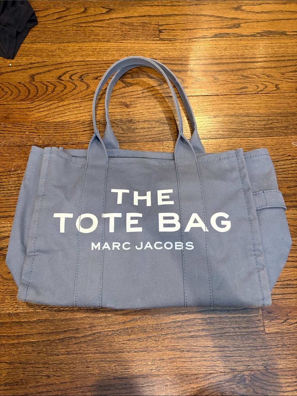 Marc Jacobs Slate Blue THE TOTE BAG Canvas Tote
